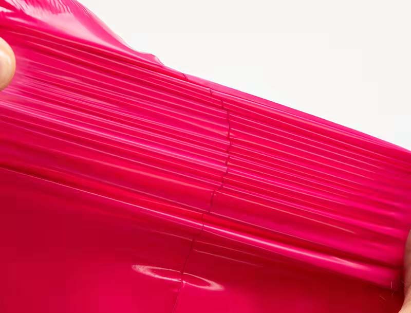 九台玫红色快递袋-05